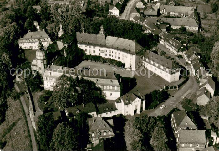 Berleburg Bad Fliegeraufnahme Fuerstliches Schloss