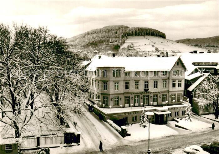 GOSLAR Harz Niedersachsen Hotel Schwarzer Adler Winter Schnee