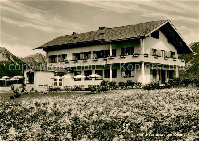 Oberjoch Cafe-Pension Haus Schweiger Aussenansicht