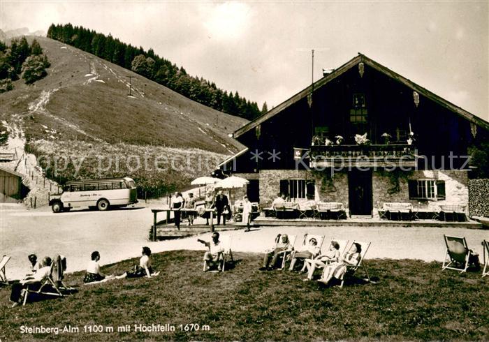 Ruhpolding Bayern Steinberg-Alm m. Hochfelln Sonnenbaden