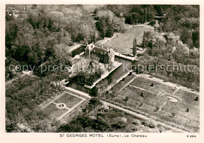 St-Georges-du-Mesnil Fliegeraufnahme Le Chateau