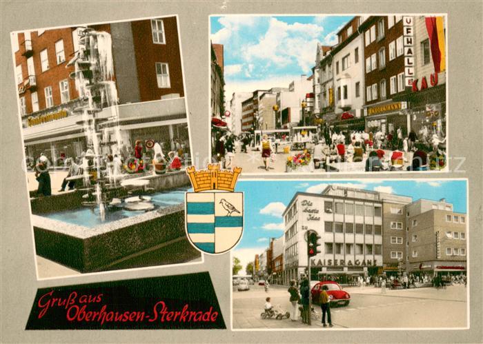 Sterkrade Teilansichten Kaufhaus Brunnen