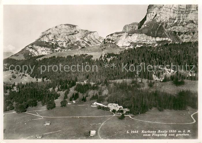 Axalp BE Fliegeraufnahme Kurhaus Axalp