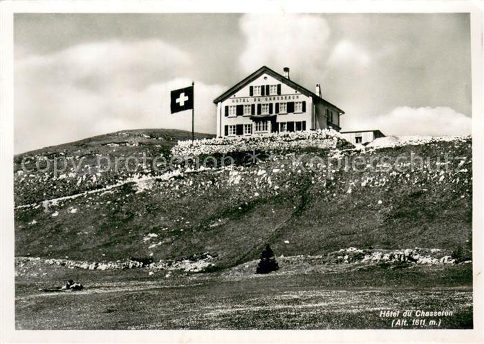 Chasseron VD Hotel Aussenansicht