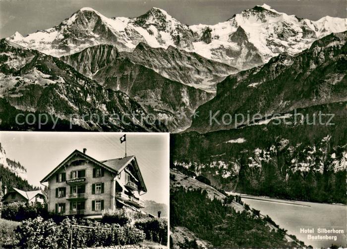 Beatenberg BE Hotel Silberhorn Aussenansicht m. Bergpanorama
