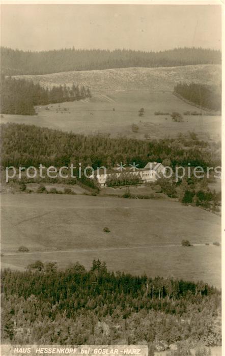GOSLAR Harz Niedersachsen Fliegeraufnahme Haus Hessenkopf
