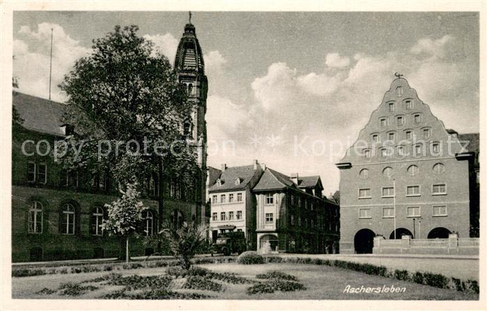 Aschersleben Sachsen-Anhalt Teilansicht