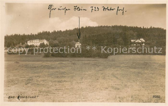 Bad Koenigswart Lazne Kynzvart CZ Teilansicht