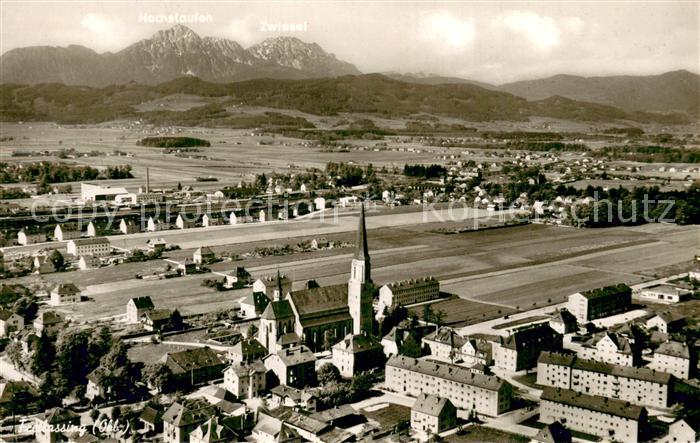 Freilassing Fliegeraufnahme Panorama