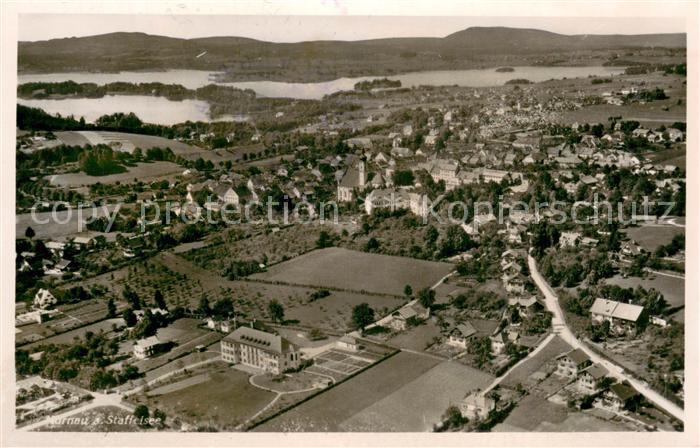 Murnau Staffelsee Fliegeraufnahme Panorama m. Staffelsee