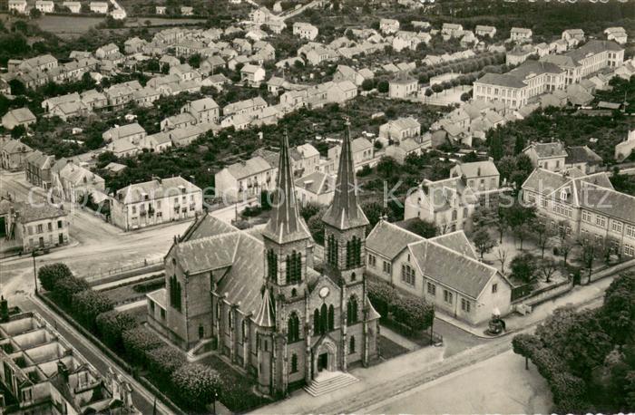 Le Creusot 71 Fliegeraufnahme Eglise St-Henri et son Quartier