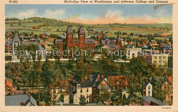 Washington Pennsylvania Washington and Jefferson College and Campus