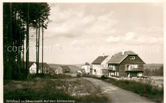Wildbad Schwarzwald Auf dem Sommerberg