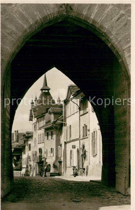 Estavayer-le-Lac Bogen-Durchgang