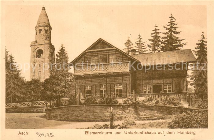 Asch As Czechia Bismarckturm u. Unterkunftshaus a. d. Hainberg