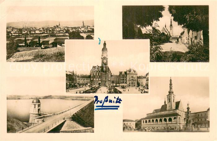 Prossnitz Prostejov CZ Teilansichten m.. Marktplatz u. Sperre