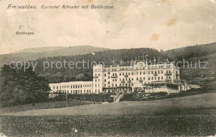 Freiwaldau Jesenik CZ Kurhotel Altvater m. Goldkoppe