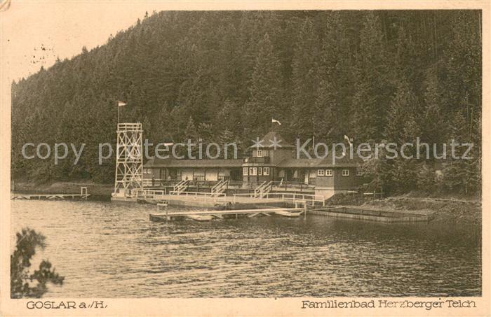 GOSLAR Harz Niedersachsen Familienbad Herzberger Teich