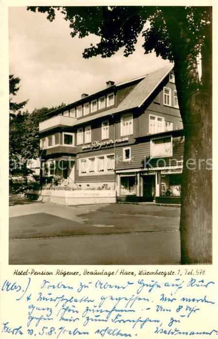 Braunlage Harz Hotel-Pension Roegener Aussenansicht