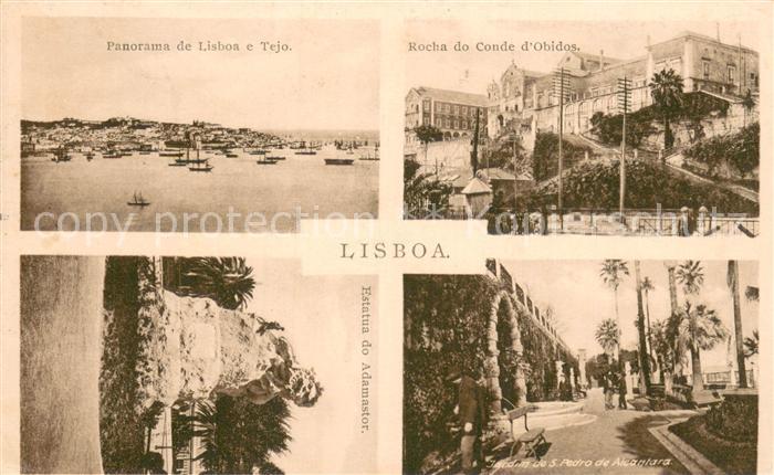 Lisboa Panorama - Rocha do Conde d Obidos - Estatua do Adamastor