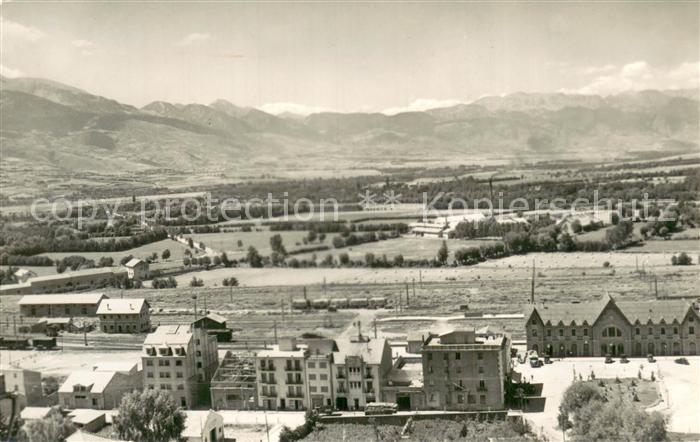 Puigcerda ES Bahnhofs-Ansicht