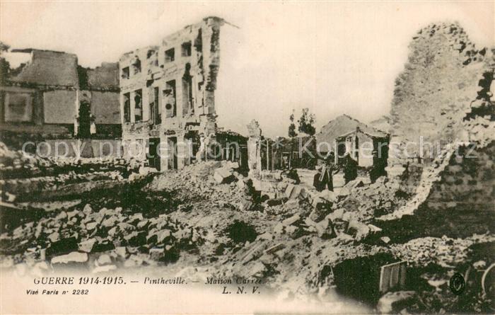 Pintheville 55 Maison Carree Guerre 1914-1915