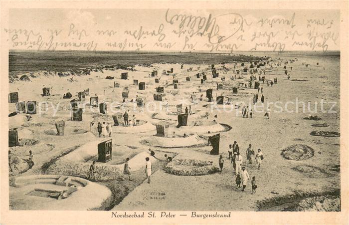 St Peter -Ording Nordseebad Burgenstrand