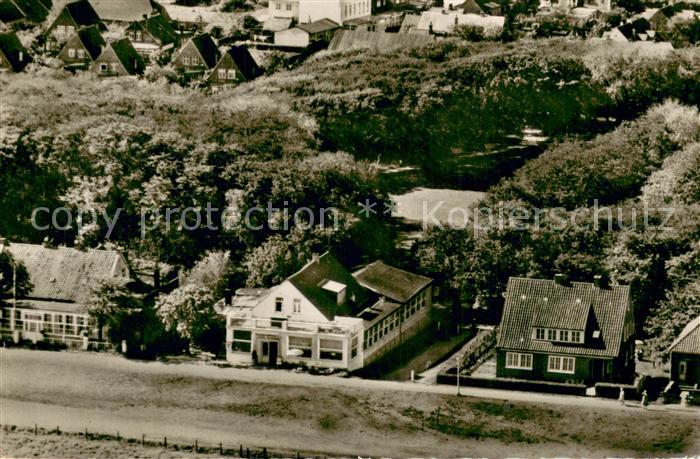 Norderney Nordseebad Fliegeraufnahme Restaurant Napoleonschanze