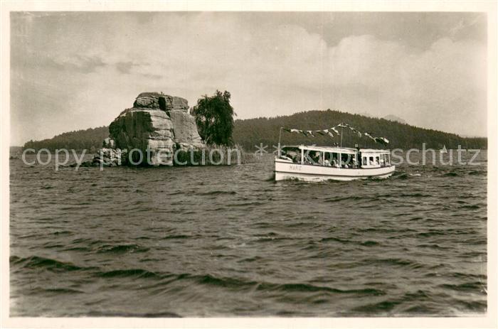 Bad Hirschberg Thammuehl Stare Splavy CZ Das Maeuseschloss Insel MS-Marie