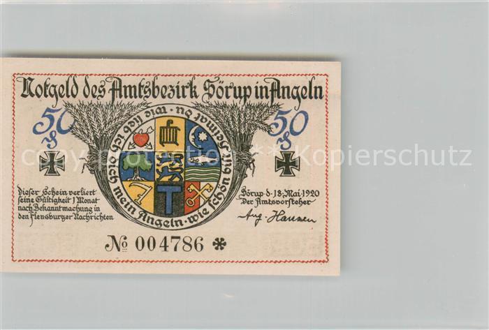 Soerup-Dingholz Notgeld 50 Pf