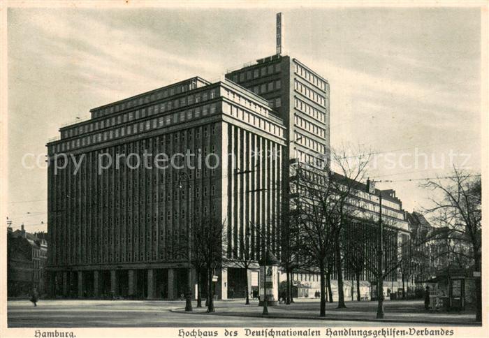 HAMBURG  CITY Hochhaus d. Deutschnationalen Handlungsgehilfen-Verbandes