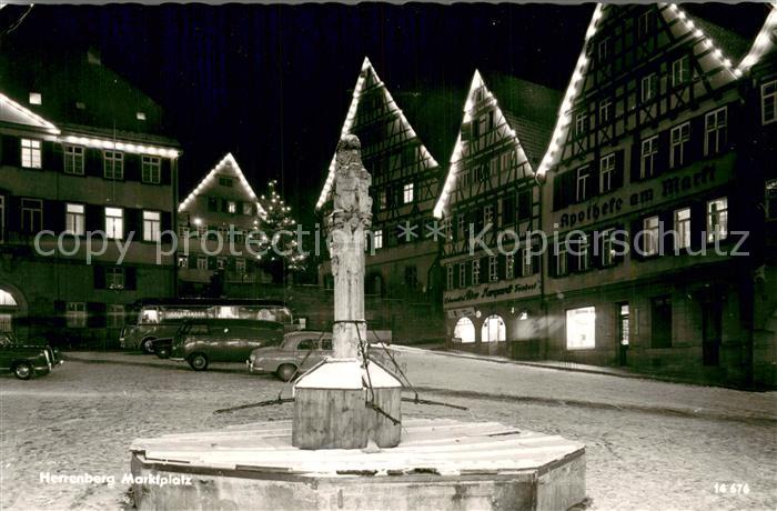 Herrenberg Wuerttemberg Marktplatz