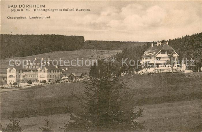 Bad Duerrheim Kindersolbad Landessolbad