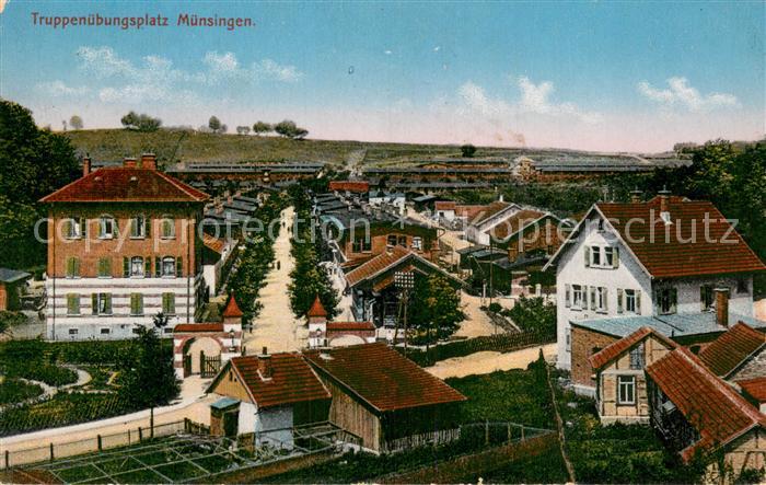Muensingen BW Truppenuebungsplatz Ortspartie