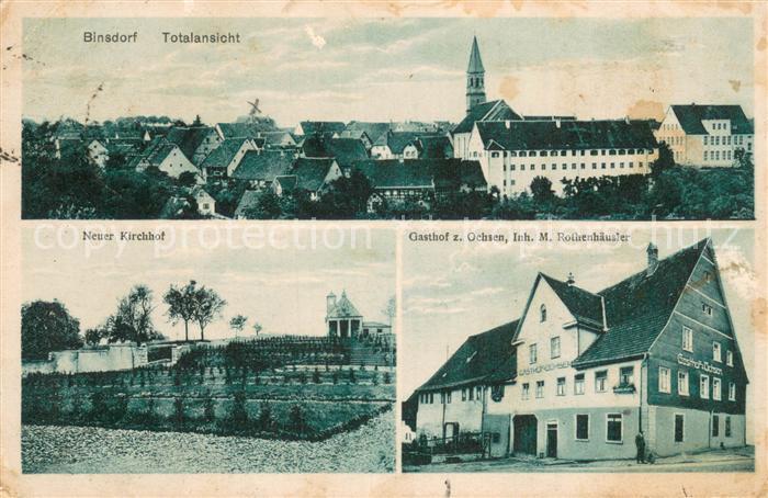 Binsdorf Total Neuer Kirchhof Gasthaus zum Ochsen