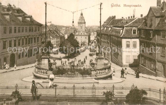 Gotha Thueringen Hauptmarkt