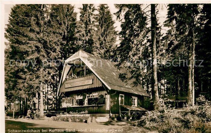 Sand Willstaett Schwarzwaldhaus bei Kurhaus Sand