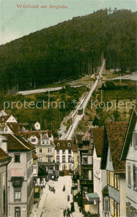 Wildbad Schwarzwald mit Bergbahn