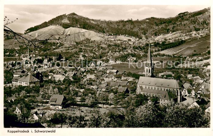 Kappelrodeck Panorama mit Kirche