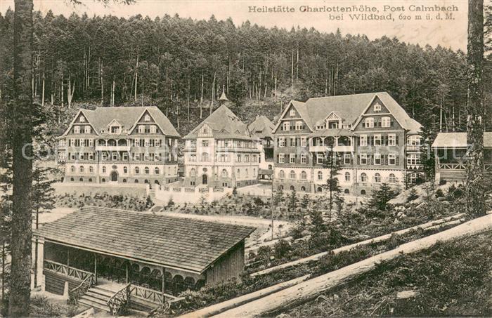 Calmbach Enz Heilstaette Charlottenhoehe