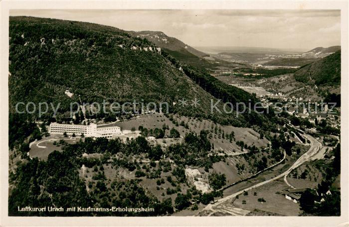 Urach Schwarzwald Fliegeraufnahme mit Kaufmanns Erholungsheim