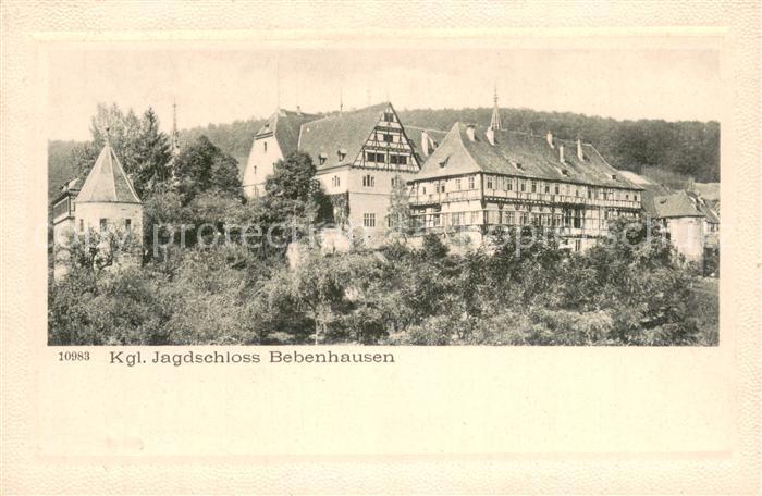 Bebenhausen Tuebingen Kgl Jagdschloss