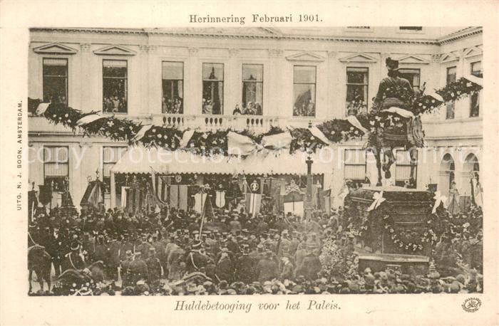 Amsterdam  NL Huldebetooging voor het Paleis