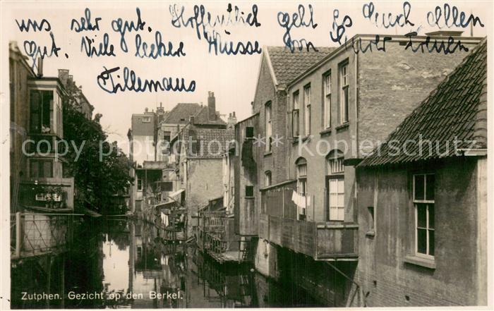 Zutphen Gezicht op den Berkel