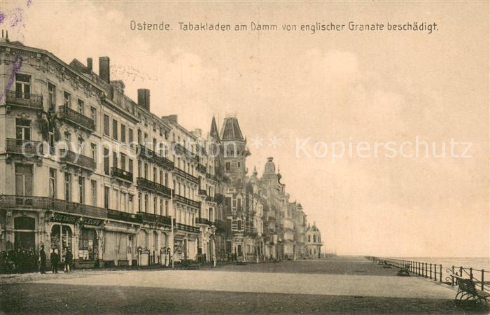 Ostende Oostende Tabakladen am Damm