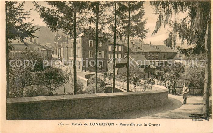 Longuyon 54 Passerelle sur la Crusne