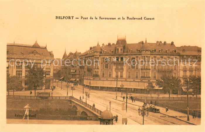 Belfort 90 Pont de la Savoureuse et e Boulevard Carnot