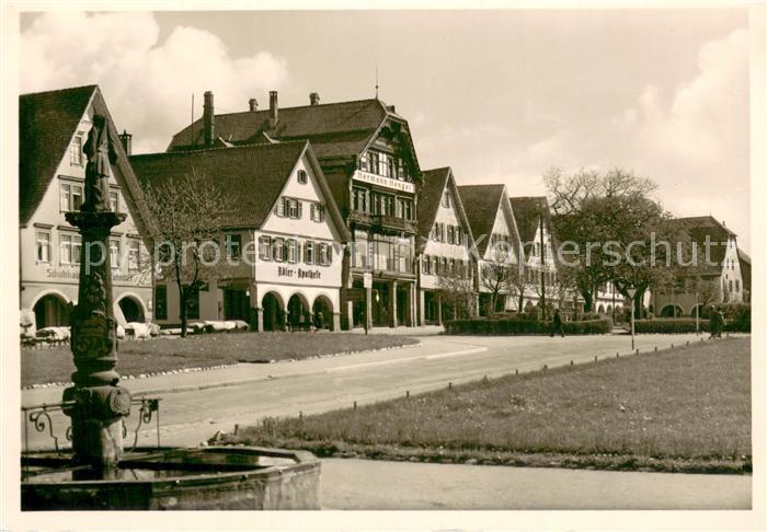FREUDENSTADT BW Marktplatz Brunnen