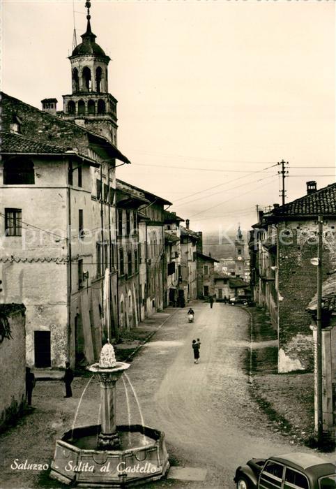 Saluzzo Salita al Castello