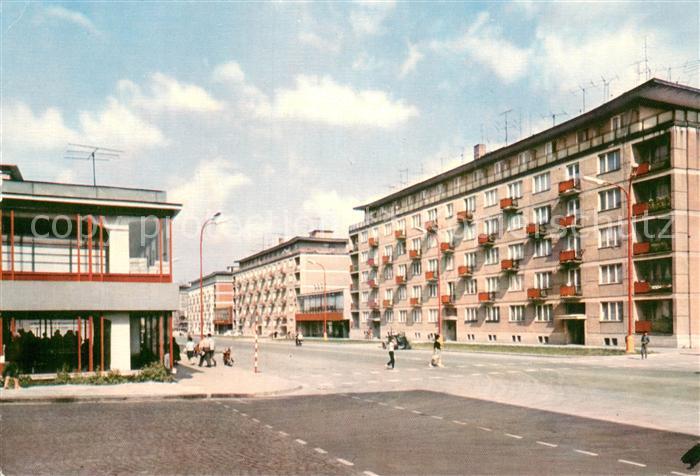 Nitra Slovakia Haeuserpartie an Hauptstrasse